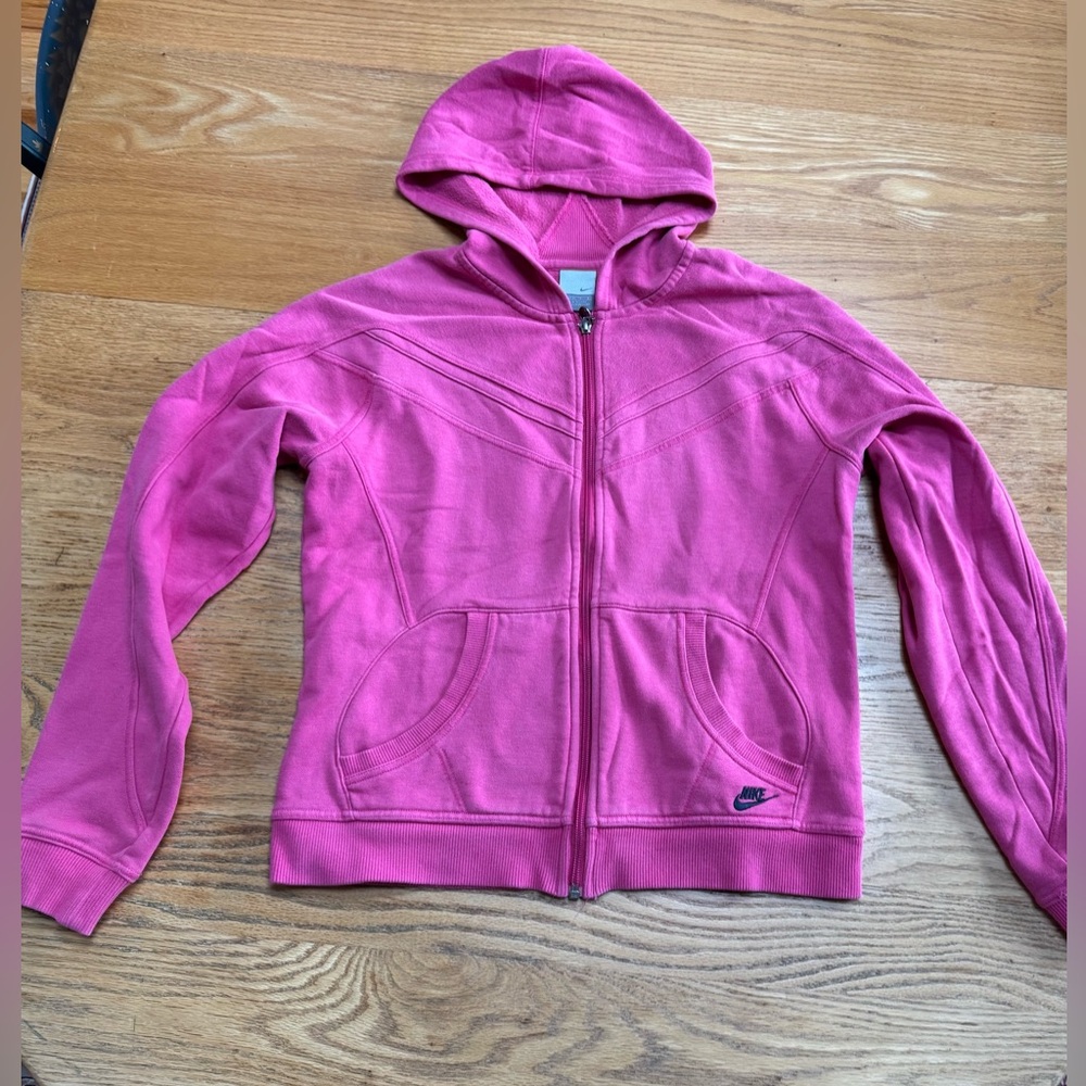 Nike Women’s Fuchsia Zip-Up Hoodie